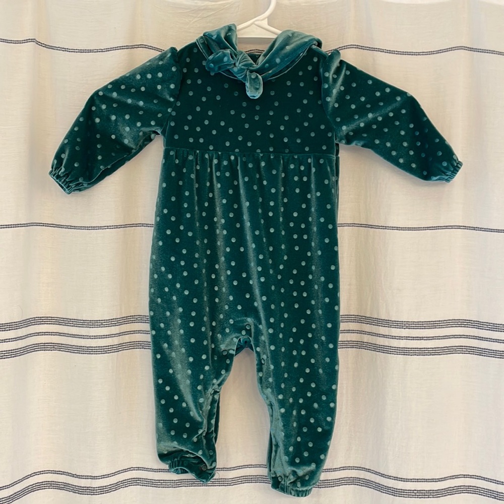 Cat & Jack Velvet Romper